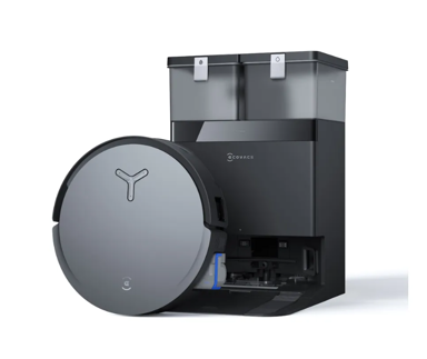 ECOVACS Robotski usisavač i brisač X8 Omni, crni