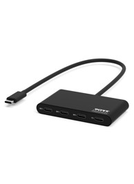 PORT DESIGNS USB hub Type-C 900147, 5 Gbps, 5 porta, crna