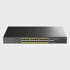 CUDY Mrežni prekidač GS2028PS4 Managed L2 Gigabit Ethernet (10/100/1000) PoE 1U Black