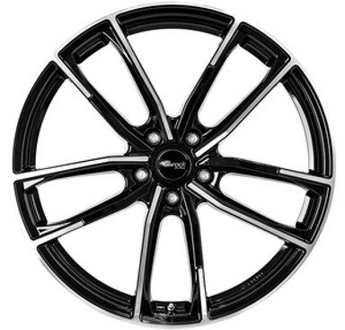 BROCK Aluminijski naplatak B38 8x19 5/114,3 ET45 polirana, crna