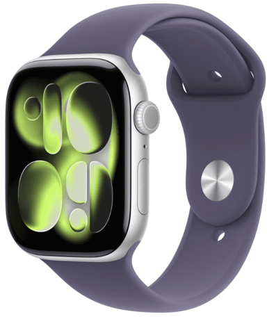 APPLE Watch serije 11, GPS, 42 mm, + remen S/M, Purple Fog (MEU64WF/A)