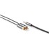 NEDIS Stereo audio kabel 3 5 mm muški 2x RCA muški pozlaćeni 1 00 m okrugli sivi s metalom kutija s prekrivenim prozorčićem
