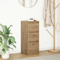 Komoda artisan hrast 29,5x34x76 cm izrađeno drvo