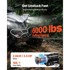 VEVOR Električno vitlo, 2721 kg, 368 x 128 x 125 mm, crno