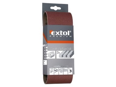 EXTOL PREMIUM Brusna traka 8803504, 75x457 mm, P40, 3 kom