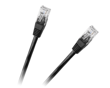 LP Patchcord UTP kabel 8C 0,5 m, crni