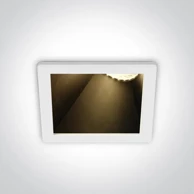 ONE LIGHT Ugradbena svjetiljka 1xgu-10/10w/230w asimetrična bijela dm50105ma/w/b