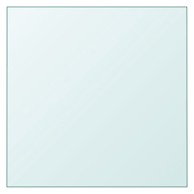 Prozirna stolna ploča 30 x 30 cm od kaljenog stakla