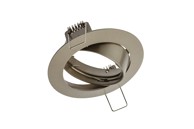 Ugradbeni stropni reflektor Porto, IP20, okrugli, inox