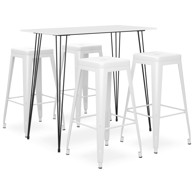 5-dijelni barski set bijeli