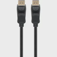 GOOBAY DisplayPort kabel M-M 8K 120Hz 40 Gbit/s 5 m, crni