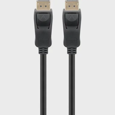 GOOBAY DisplayPort kabel M-M 8K 120Hz 40 Gbit/s 5 m, crni