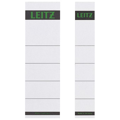 LEITZ Etikete za registratore A4, široke, 10 kom, sive, blister