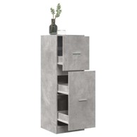 Ormarić za lijekove, 40x41x118 cm, beton siva