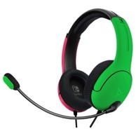 PDP Gaming slušalice LVL40, žičane, rozo/zelene