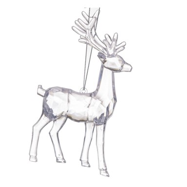 DAKLS Božićni ukrasi Jelen, set 3 komada