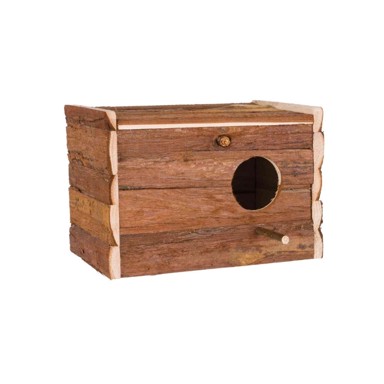 TRIXIE Gnijezdo drveno prirodno za ptice 30x20x20 cm