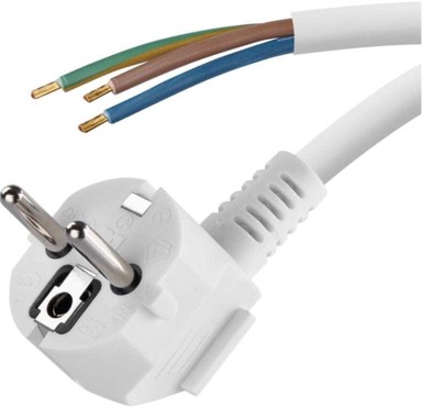 EMOS Priključni kabel S14375, PVC, 3x0,75 mm², 5 m, bijeli