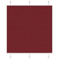 Roleta plisirana 120x100 cm, Bordeaux, crvena