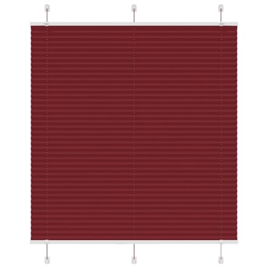 Roleta plisirana 120x100 cm, Bordeaux, crvena