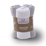 BABYMATEX Muslinske pelene, 70 x 80 cm, 3 kom., boja 42, siva