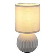 GLOBO Stolna lampa Sylas, E14, 40 W, siva