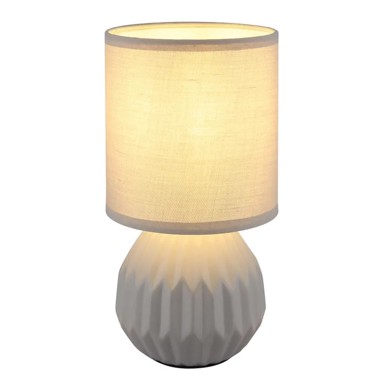 GLOBO Stolna lampa Sylas, E14, 40 W, siva