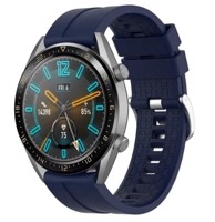 BSTRAP Remen Silicone Cube za Garmin Vivoactive 4, tamno plavi