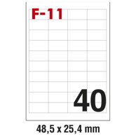 FORNAX Etikete ILK, 48,5 x 25,4 mm, 100 listova