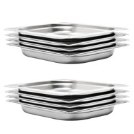 Posude Gastronorm 8 kom GN 1/2 40 mm, nehrđajući čelik