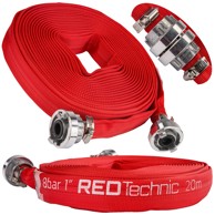Red technic vatrogasno crijevo, 20m, crveno