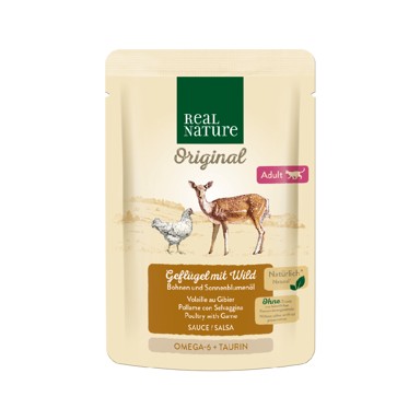 REAL NATURE Cat Adult ragu perad i srnetina 85 g