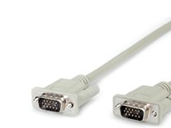 ROLINE Kabel VGA, HD15 M/M, 3.0m, sivi