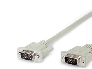 ROLINE Kabel VGA, HD15 M/M, 3.0m, sivi