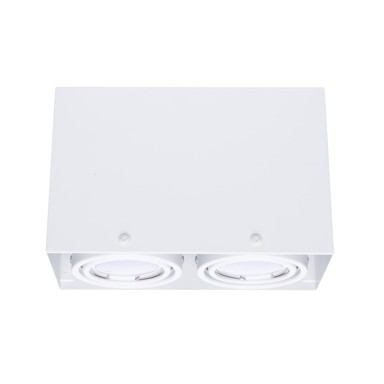 MILAGRO Stropna rasvjeta Blocco, 2x7W, GU10, LED, bijela