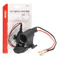 AMIO Utičnica za auto upaljač s poklopcem 12/24V
