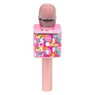 Mikrofon sa bluetooth karaoke zvučnikom Paw Patrol, rozi