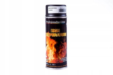 Visokotemperaturni sprej RAL 9011, crni, 400 ml