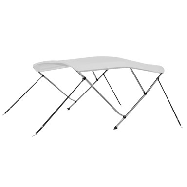 Bimini tenda s 3 luka, 183 x 196 x 137 cm, bijela 