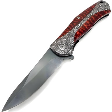 Vanjski sklopivi nož YC-39077 Tip 2, sivo-crveni