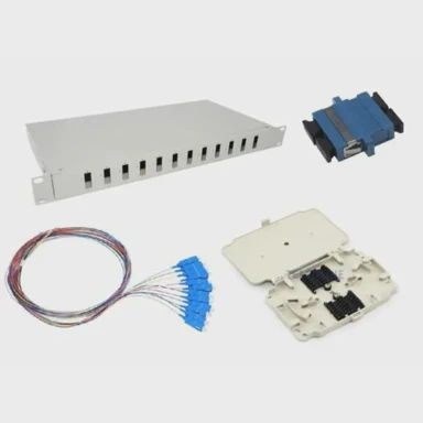 NFO patch panel, 1U, 12 SC UPC, singlemode, zatvoren  