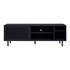 UNIQUE FURNITURE Crna metalna TV komoda 160x55x45 cm Veep 