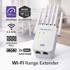 QOLTEC Pojačalo WiFi signala, pristupna točka/repeater, 300 Mb/s, 6 antena