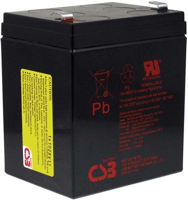 CSB Olovna baterija HR1221WF2, 12 V, 5,1 Ah