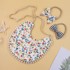 Vintage/Boho dvostrani set podbradnika i trake za glavu