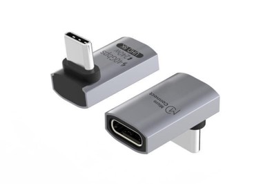 USB4 adapter, USB-C, Gen 3x2, horizontalni 90°, brzina 40 Gbps, snaga 240 W