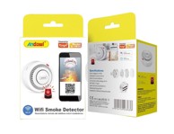 ANDOWL Detektor dima, WiFi, sirena 80 dB