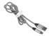 TRACER Kabel USB-A na Micro USB, USB 2.0, 1 m, crno-srebrni