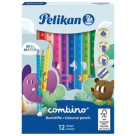 PELIKAN Drvene boje 811194, JUMBO Combino, 12 boja, blister pakiranje