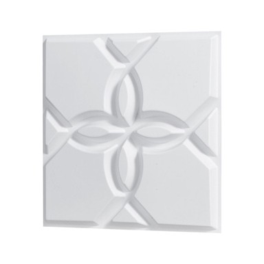 VEVOR Zidni paneli 3D minimalistički cvjetni 30 x 30 x 2,5 cm bijeli